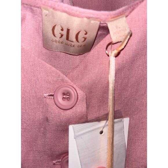 Good Luck Gem (GLG) Two Piece Linen Set - Picture 2 of 8